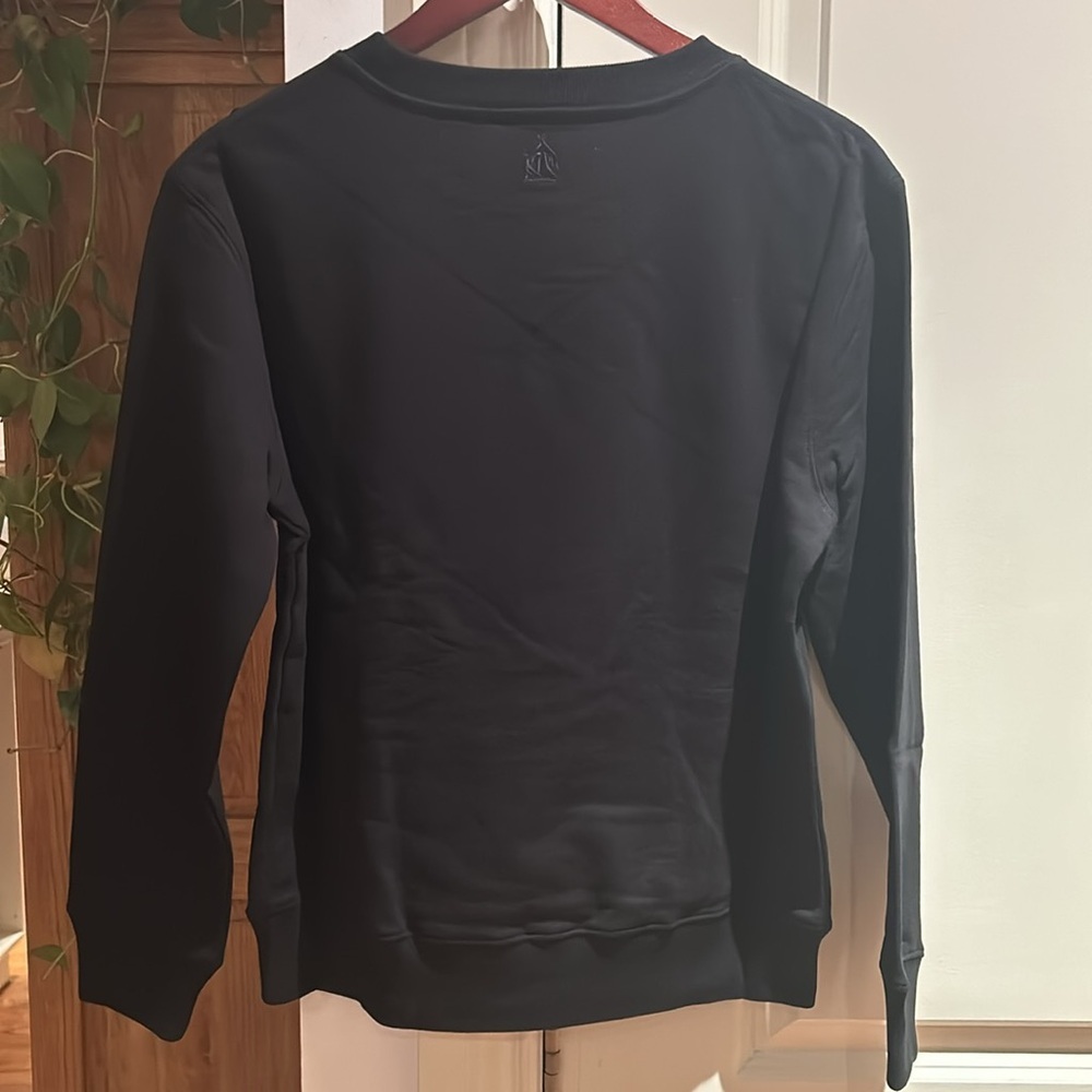 πNWT AUTHENTIC LANVIN mother and child logo small black and gold - Picture 11 of 11